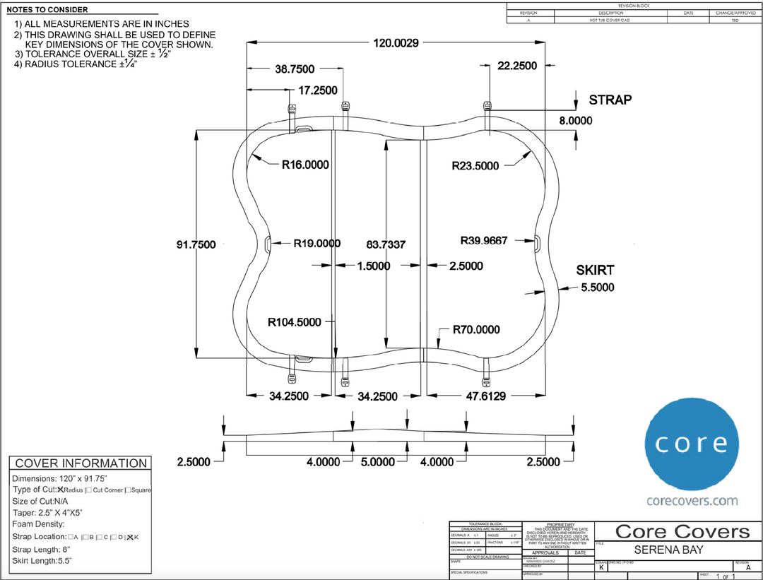 Thermo Cover - pour Dimension One - Amore Bay